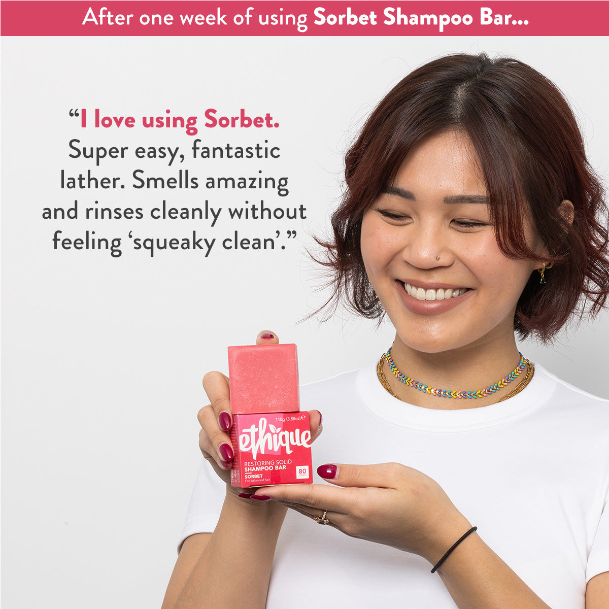 Restoring Shampoo Bar Mini for Dry, Damaged Hair: Sorbet™